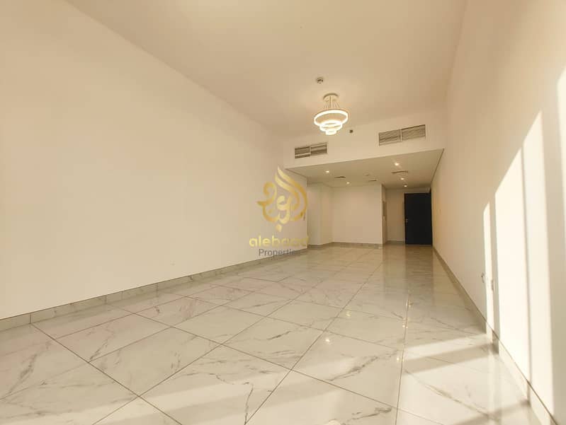 2 Bedroom Apartment | White Rose Building JVC | Balcony & City View