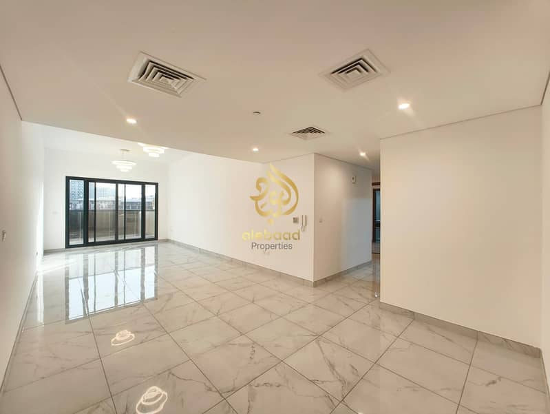 2 Bedroom Apartment | White Rose Building JVC | Balcony & City View