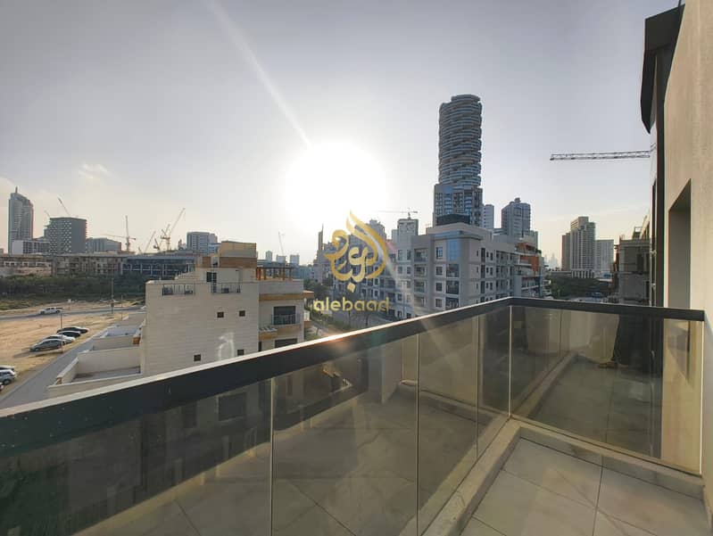 2 Bedroom Apartment | White Rose Building JVC | Balcony & City View - Image 15