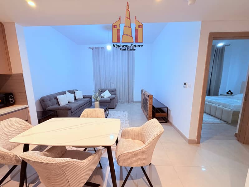 Fully Furnished | Partial Sea View | Luxury 1-BR Apartment |