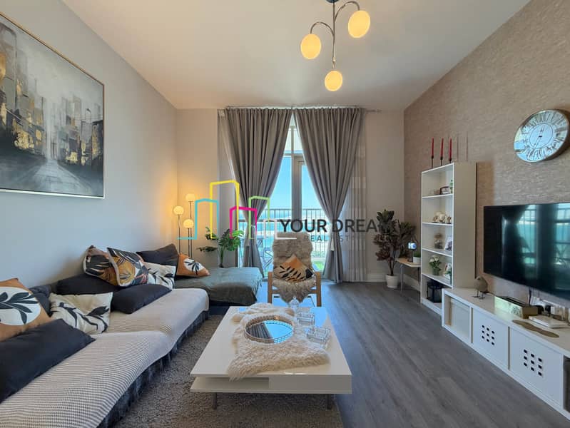 Mangrove view | Furnished 1 Bedroom | Balcony | Amenities