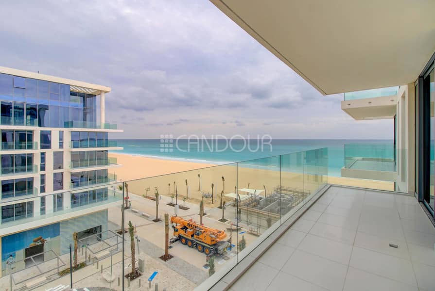 Beach Side Living  | Partial ABu Dhabi Skyline View | 3 Beds