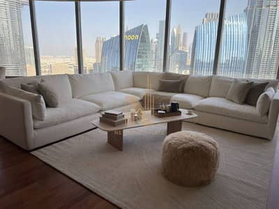 3 Bedroom Flat for Rent in Downtown Dubai, Dubai - DIFC View I Fully Furnished I Maids Room