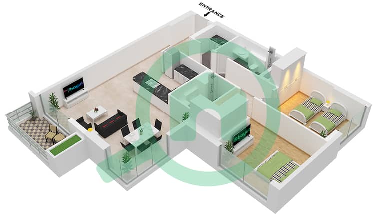 Type 1 Unit 1 Floor 6 Type 1 Unit 1 Floor 6