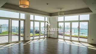 شقة فندقية بغرفة نوم واحدة | عزيزي مينا بالم جميرا | إطلالات على البحر وبرج العرب | تراس الشرفة