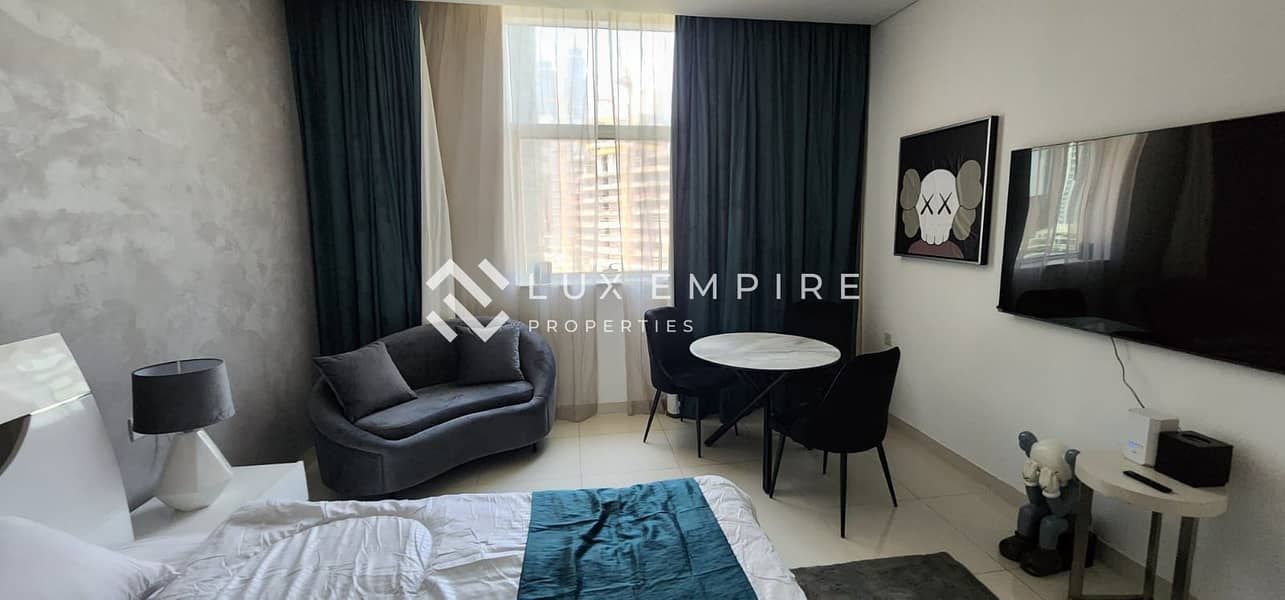 Studio | Short-Term rental | Burj Khalifa view | Fully furnished