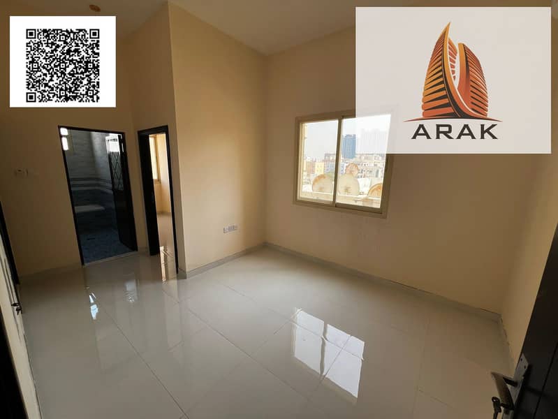 Brand New Studio for Rent in Al Nakheel 2 | Near Ajman Corniche | Separate Kitchen