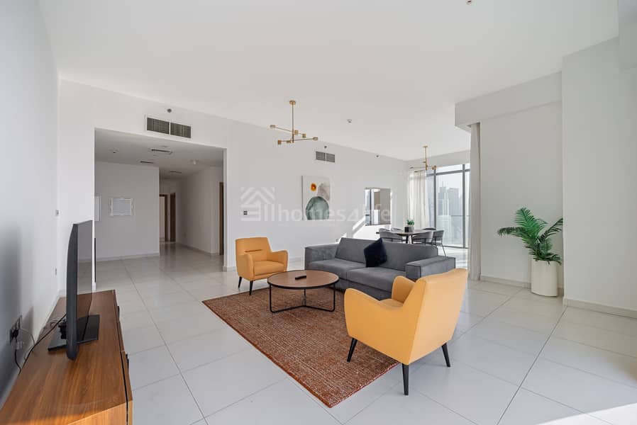 2BR + Maid | Burj View | Ready to Move | Rent