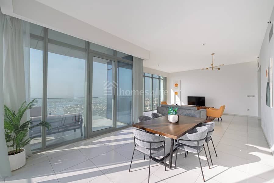 2BHK + Maid | Panoramic Sea Views | Downtown