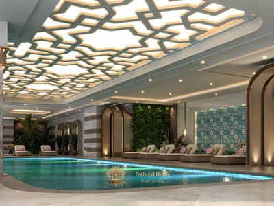 2 Schlafzimmer Wohnung zum zum Verkauf in Al Mamzar, Sharjah - 1-FF - Swimming Pool V01. jpg 2 Schlafzimmer Wohnung zum zum Verkauf in Al Mamzar, Sharjah - 1-FF - Swimming Pool V01. jpg