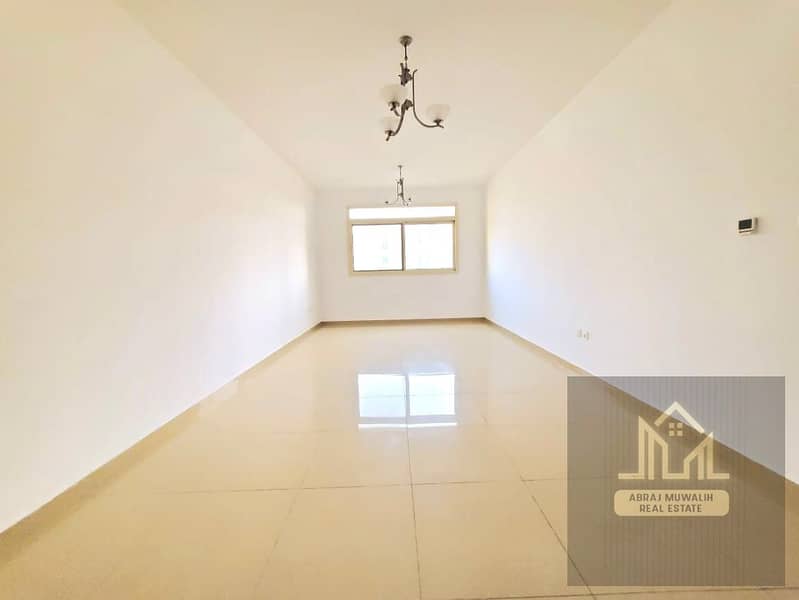 NO COMMISSION For 2BHK with 3Washrooms, Balcony, Parking , GYM & Mosque inside For Family only in 55k Close to Dubai Exit, Muwaileh Sharjah .