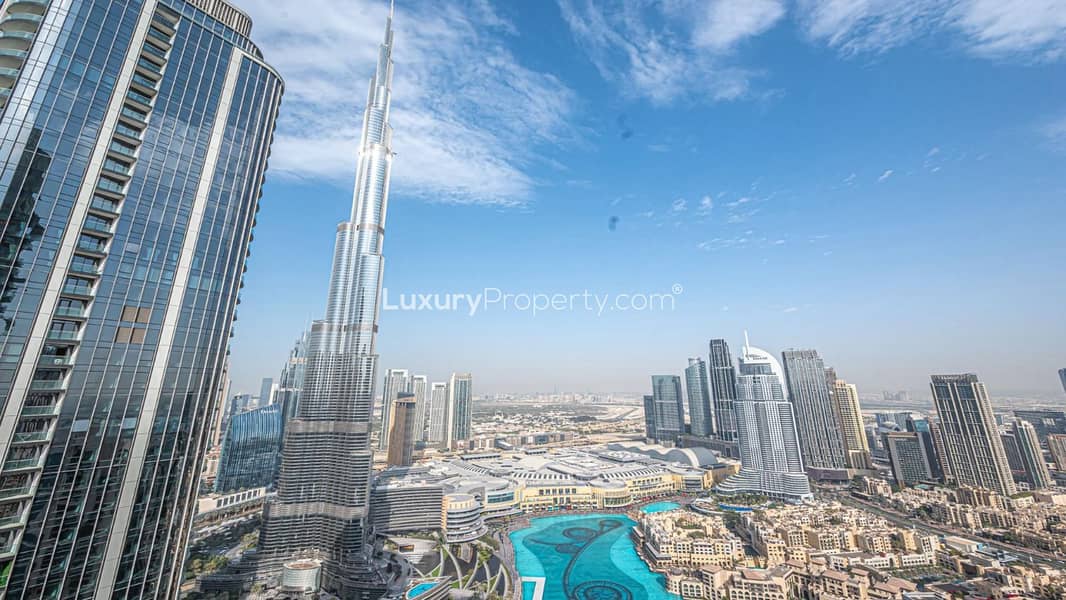Modern Interiors | Furnished | Burj Khalifa view