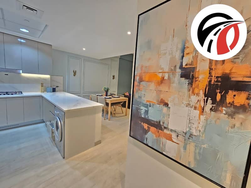 Bigger Szie with Chiller Free || Fully Furnished || Luxurious 1 bedroom || Direct Swimming Pool View || 4&6 Chqs