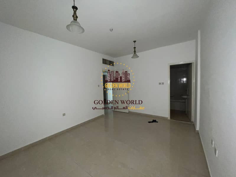 Two bedroom apartment with living room in Al Taawun Sharjah with options balcony or no balcony practical layout and prime location close to all servic