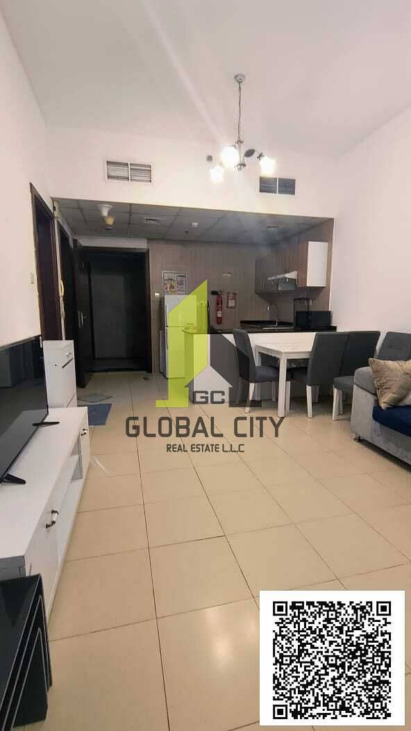 Furnished 1 Bedroom Apartment for Monthly Rent in City Towers Ajman | Bills Included | Balcony | AED 3,700