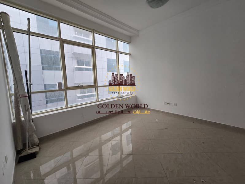 2BR apartment in Al Taawun, 2 bathrooms, closed view, floors 1803 & 1903. Rent AED 46,000.
