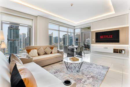 2 Slaapkamers Appartement te Huur in Dubai Marina, Dubai - Living Room (21). jpeg 2 Slaapkamers Appartement te Huur in Dubai Marina, Dubai - Living Room (21). jpeg