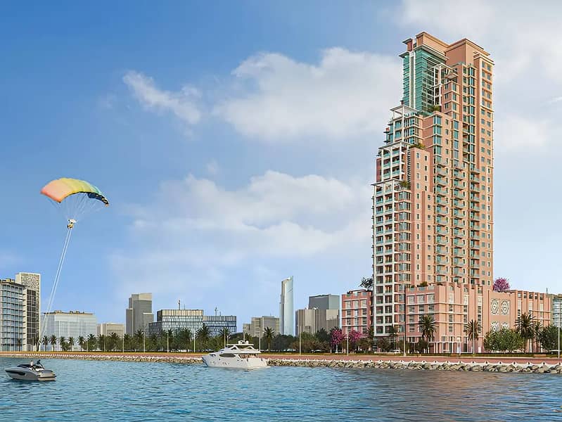 1 Bedroom Apartment | Riva Residence Dubai Maritime City | Marina & Downtown Views | Balcony Access - Image 1