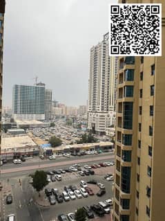 للبيع شقة غرفة وصالة في الراشدية 1 – أبراج الخور غرفة نوم مريحة صالة واسعة تشطيب حديث (تم تجديدها بالكامل) تكييفات جديدة أسقف ودهانات