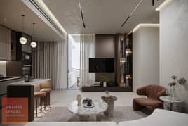 شقة مفروشة بغرفتي نوم | شارع السلام في جبل علي | دخول الشرفة والمسبح