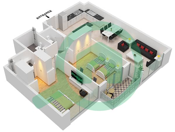 Type A Floor 1-15 Type A Floor 1-15