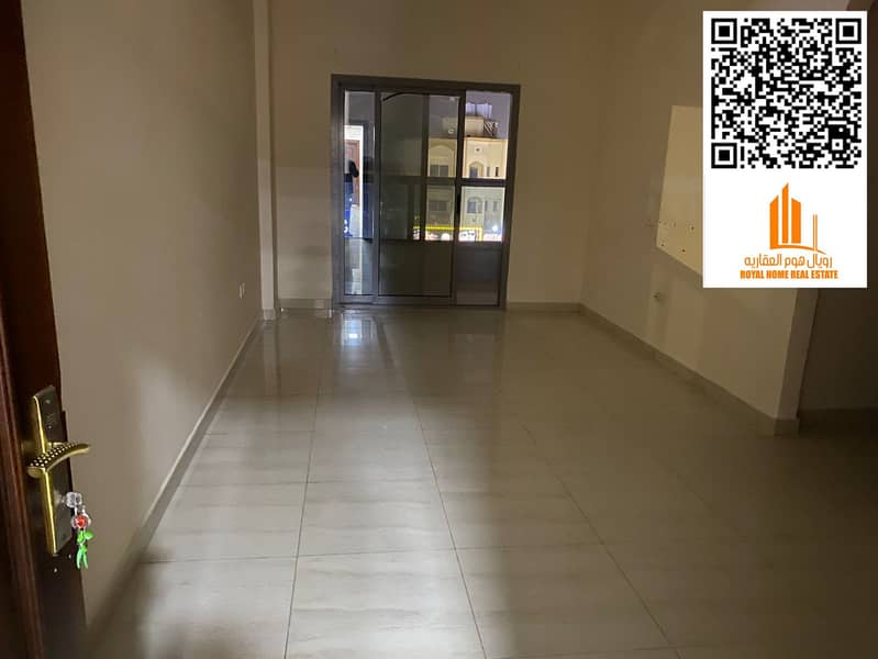 Apartment for rent in Al Muwaihat 1, Ajman – 2 bedrooms and a spacious living room, closed equipped kitchen, 2 bathrooms, ground parking available, re