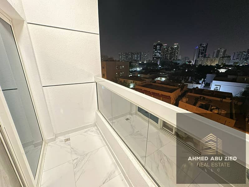 1BHK apartment for rent in Al Rashidiya 3 Ajman – opposite ladies’ park, near the Corniche – fully furnished, central AC, balcony month all bills