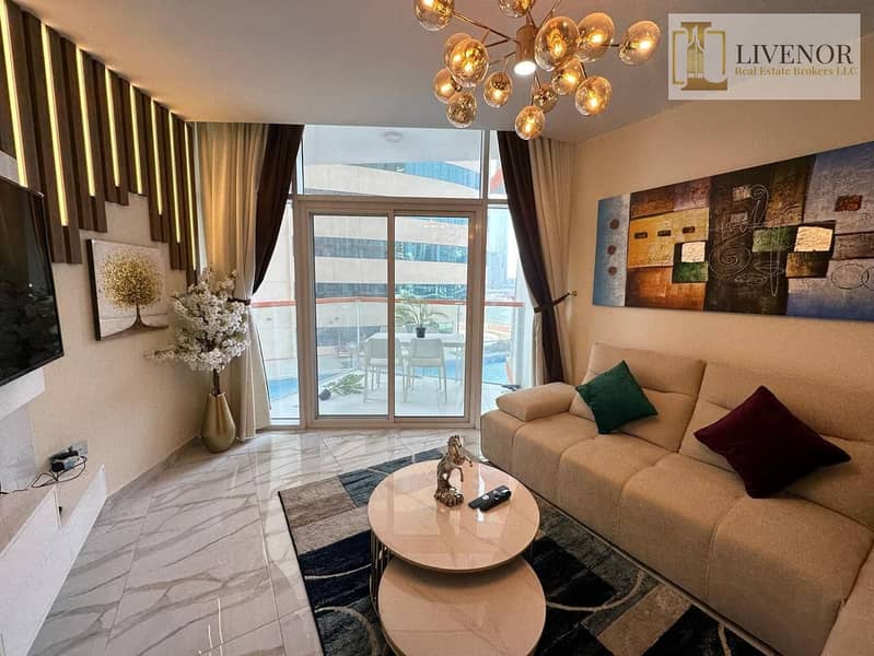 Upgraded 1 Bedroom | Fully Furnished | Millennium Binghatti, Business Bay