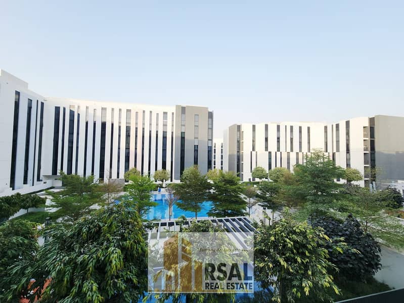 Brand New Aesthetic Studio | Fully Furnished | Pool View | East Village, Aljada