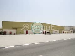 موقع مميز | مستودع واسع بمساحة 6,600 قدم مربع متاح الآن