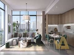 شقة من 3 غرف نوم | مفروشة | إطلالات على الحديقة وبرج خليفة | دبي هيلز استيت