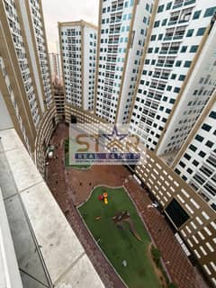 غرفتين وصالة للإيجار في أبراج اللؤلؤة عجمان 3 حمامات