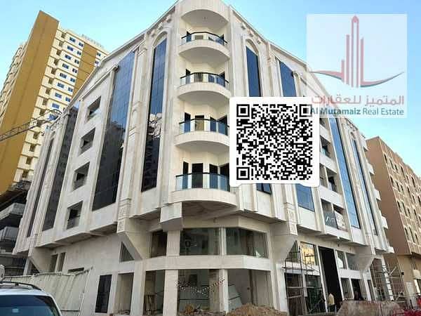 Two-bedroom apartment for rent in Al Nuaimiya 1, first occupancy, minutes away from Al Hikma School.
