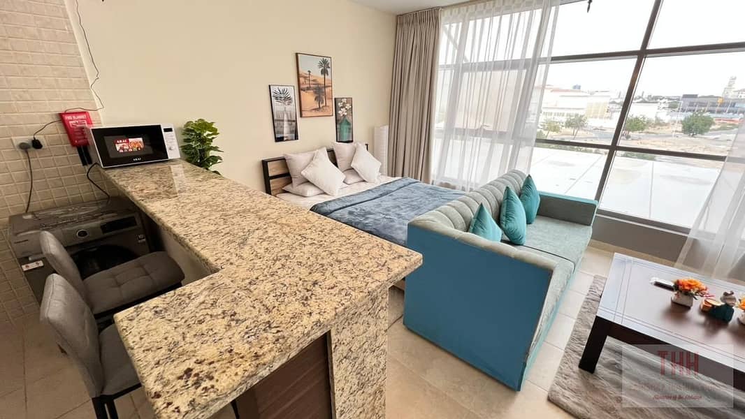 Fully Furnished STUDIO Apartment with All Bills Included and With Covered Parking in Business Park Motor City - Image 6