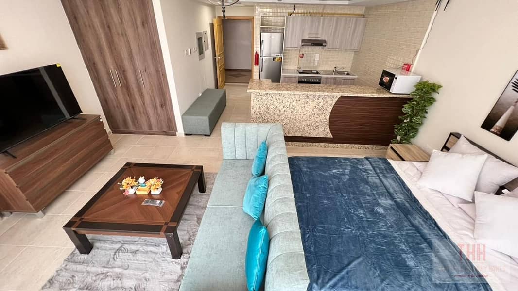 Fully Furnished STUDIO Apartment with All Bills Included and With Covered Parking in Business Park Motor City - Image 8