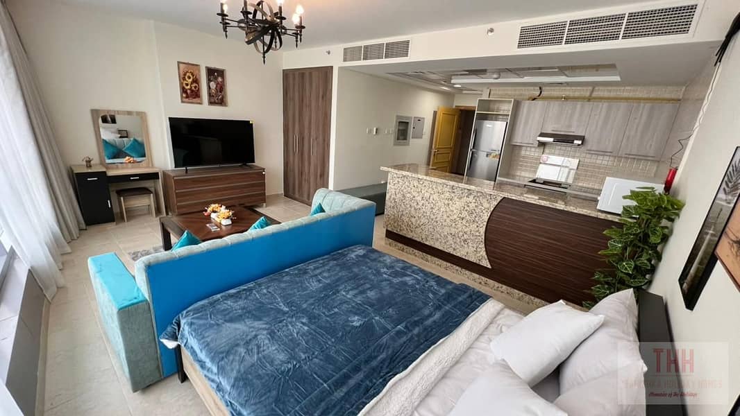 Fully Furnished STUDIO Apartment with All Bills Included and With Covered Parking in Business Park Motor City - Image 9