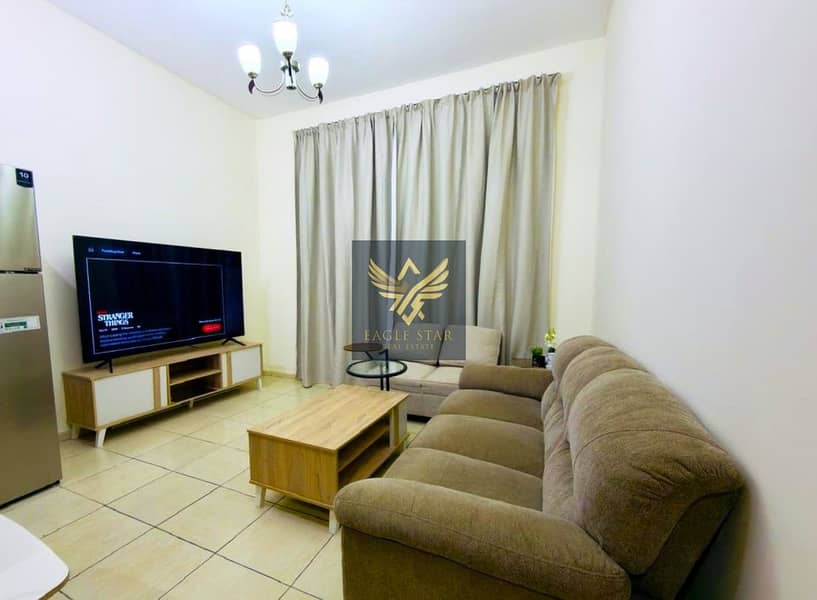 Furnished 1BR Apartment | Axis 5 DSO | Balcony with City View
