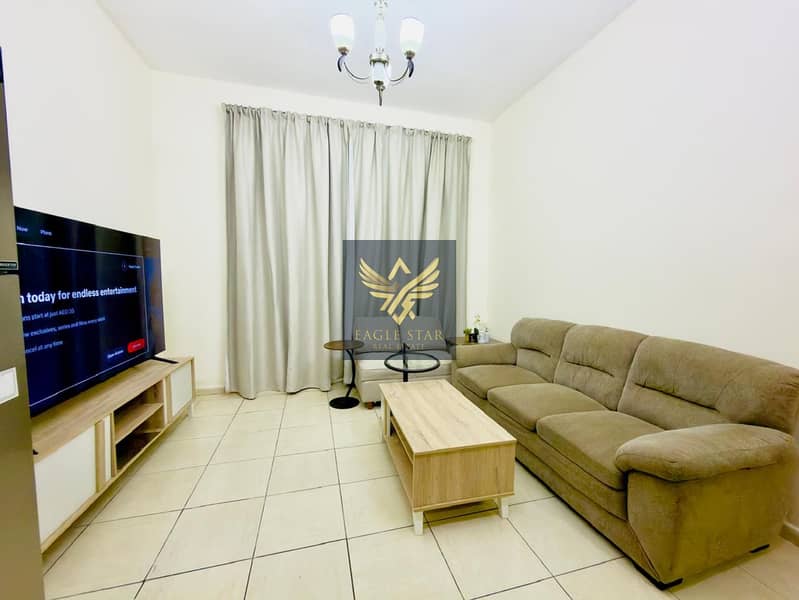 Furnished 1BR Apartment | Axis 5 DSO | Balcony with City View