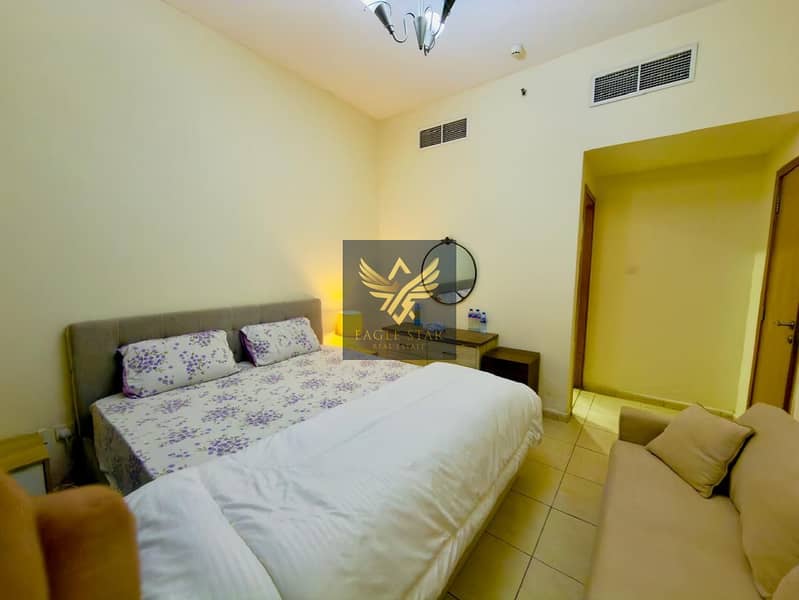 Furnished 1BR Apartment | Axis 5 DSO | Balcony with City View