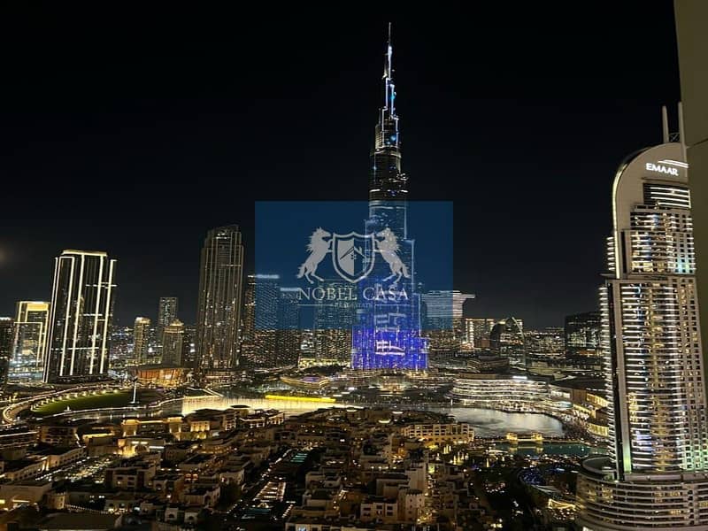 Fully Furnished| Full Burj Khalifa Fountain View | Chiller Free - Image 12