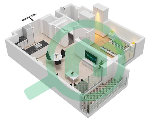 Type F(M) Unit 7 Floor 6 Type F(M) Unit 7 Floor 6