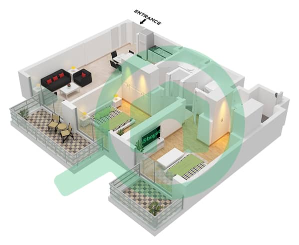 Type 5 Unit 8 Floor 2-18 Type 5 Unit 8 Floor 2-18