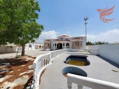 فيلا 9 غرف مع مسبح للإيجار | موقع مميز بالظيت