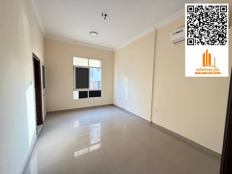 A spacious apartment with modern finishes, comprising a bedroom, living room, bathroom, and fully equipped kitchen. Excellent size, free regular maint