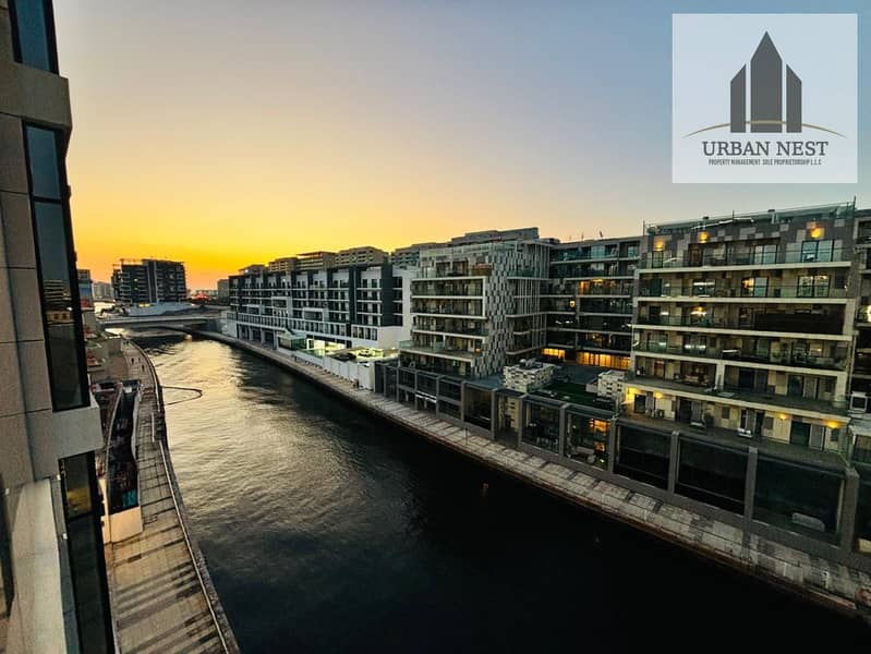 Canal view | 3 Bedroom Apt With Maid room | Big Layout | Swimming Pool and Gym