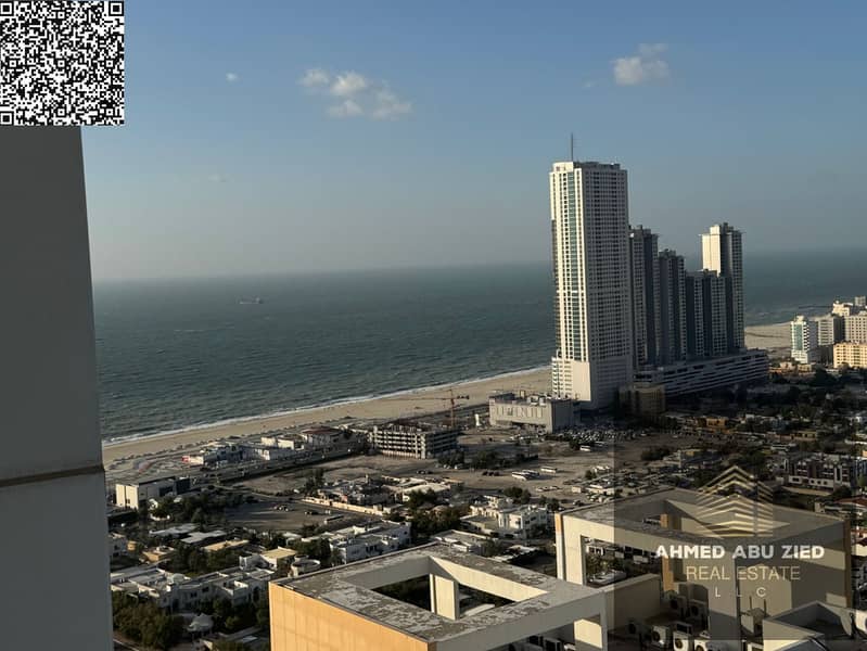 Luxury 3bhk - 5 bathroom - maid rom - laundry room - for annual rent in ajman one towers rashidiya 3 prime location near to all services and exits . . !