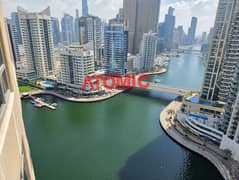 شقة بغرفتي نوم | برج فيرفيلد | إطلالات على المارينا والمدينة | شرفة