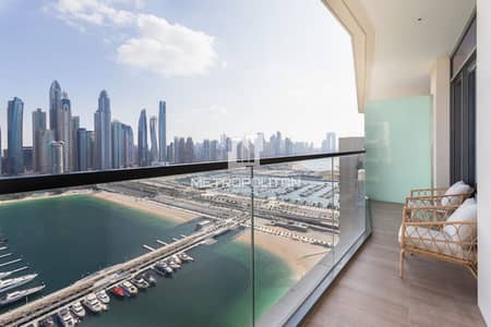 2 Bedroom Flat for Rent in Dubai Harbour, Dubai - Fully Furnished | Stunning Sea Views | Beachfront 2 Bedroom Flat for Rent in Dubai Harbour, Dubai - Fully Furnished | Stunning Sea Views | Beachfront