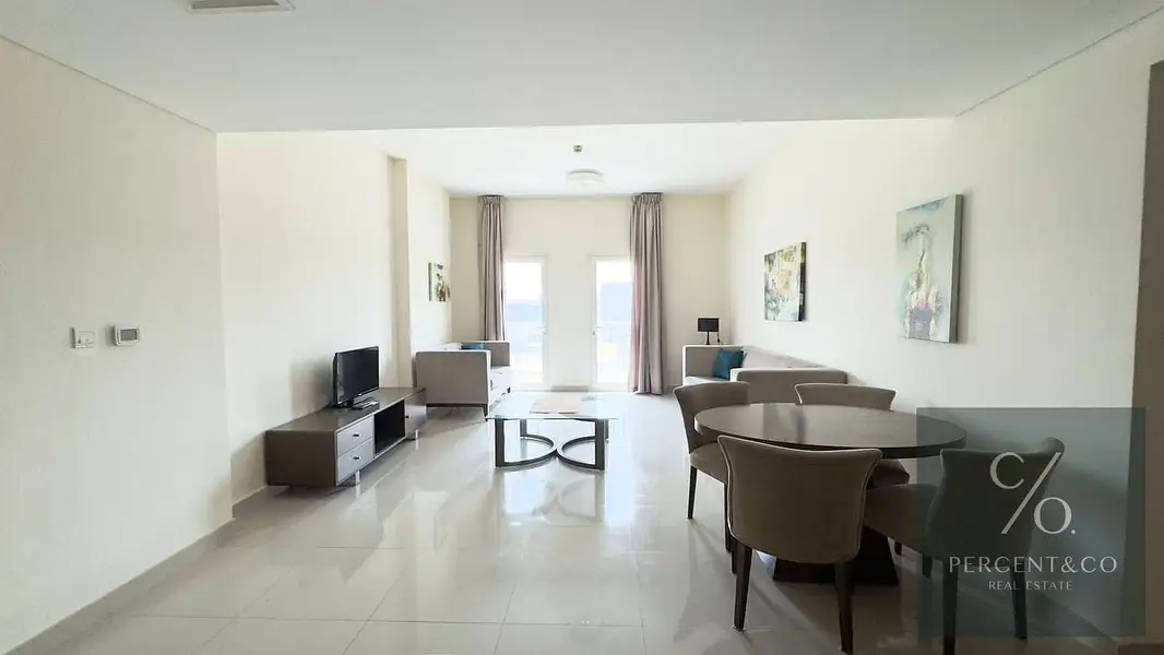 Furnished 2BR | Large Balcony | Near Metro | Open View