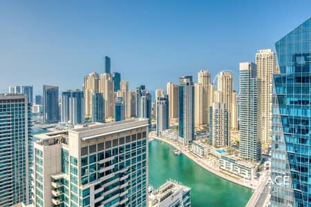 2 Bedroom Flat for Rent in Dubai Marina, Dubai - Full Marina View | High Floor | Fully Furnished